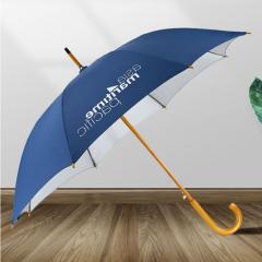 Parapluie avec manche en bois